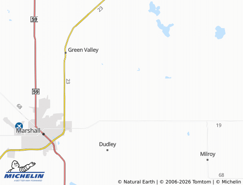 Mapa MICHELIN Stanley - ViaMichelin