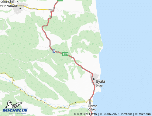 MICHELIN Goritsa map - ViaMichelin