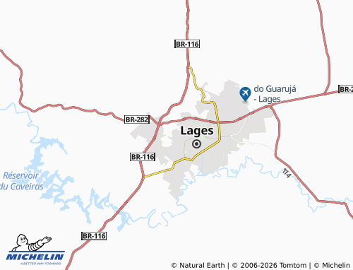 MICHELIN Petrópolis map - ViaMichelin
