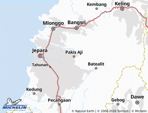 Carte MICHELIN Pakis Aji - ViaMichelin