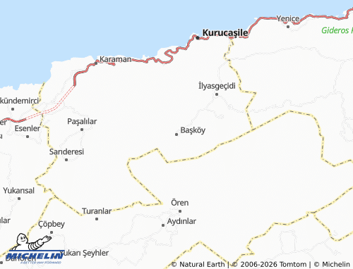 Mappa MICHELIN Başköy - ViaMichelin