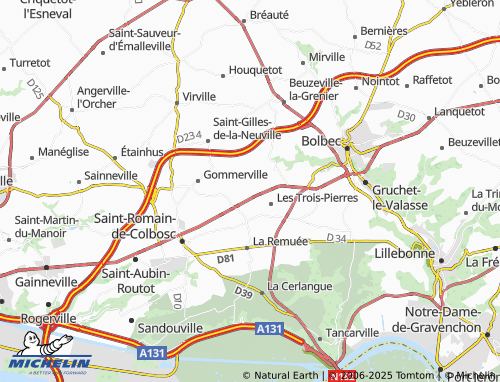 Carte MICHELIN La Mare au Leu - ViaMichelin