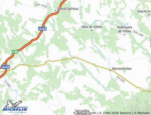 MICHELIN Tenebrón map - ViaMichelin