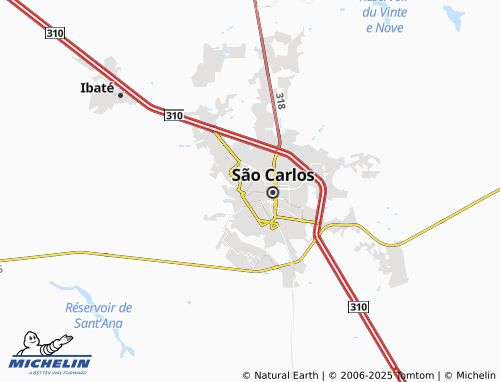 MICHELIN Parque Santa Mônica map - ViaMichelin