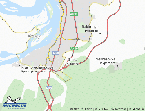 MICHELIN-Landkarte Il'inka - ViaMichelin
