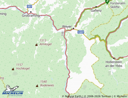 MICHELIN Kleinreifling map - ViaMichelin