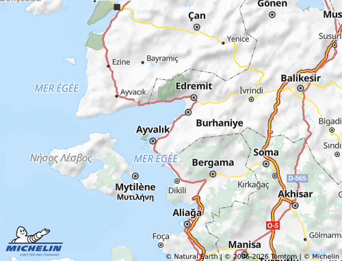 Mappa MICHELIN Gömeç - ViaMichelin