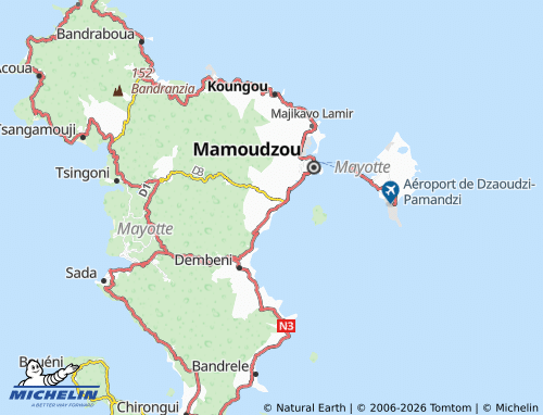 Mapa MICHELIN Tsoundzou 1 - ViaMichelin