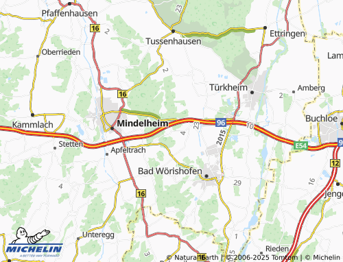 MICHELIN Katzenhirn map - ViaMichelin