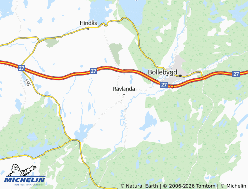 Carte MICHELIN Rävlanda - ViaMichelin
