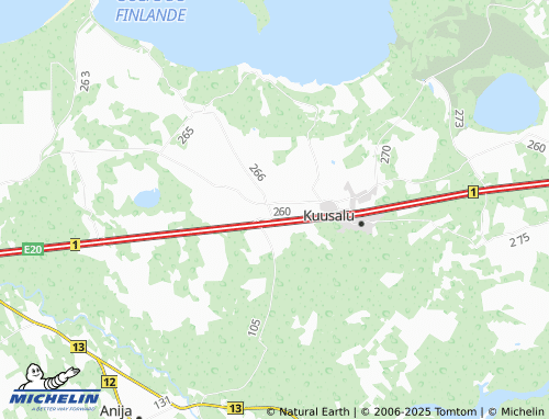 MICHELIN Kiiu map - ViaMichelin