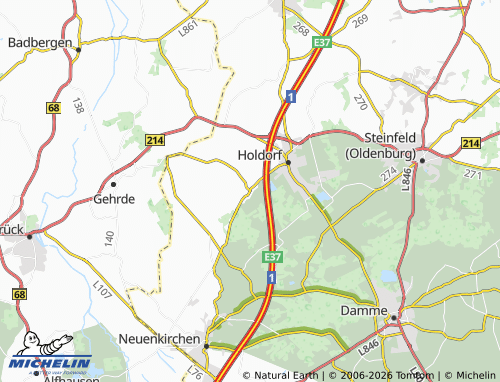 MICHELIN Fladderlohausen map - ViaMichelin