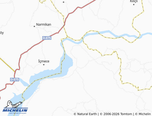 MICHELIN Kumlutarla map - ViaMichelin