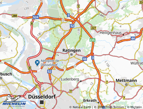 MICHELIN Ratingen map - ViaMichelin