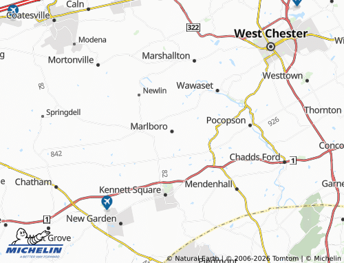 MICHELIN Marlboro map - ViaMichelin