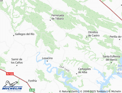 MICHELIN-Landkarte Losacio - ViaMichelin