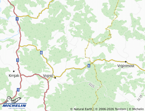 Mapa MICHELIN Gačeša Selo - ViaMichelin