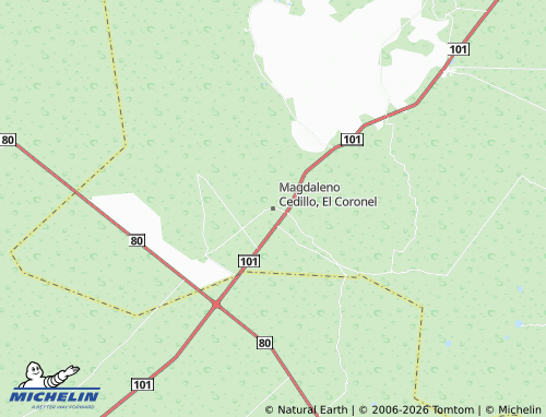 Mapa MICHELIN Magdaleno Cedillo, El Coronel - ViaMichelin