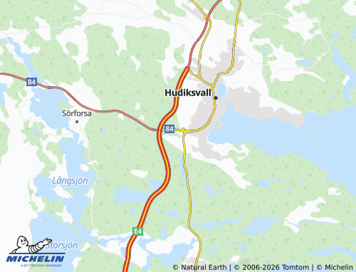 MICHELIN-Landkarte Sörrå - ViaMichelin