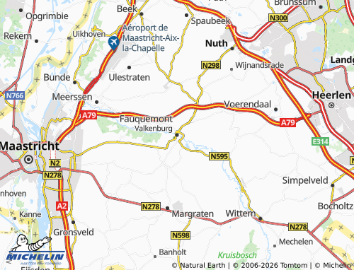 Carte MICHELIN Fauquemont - ViaMichelin