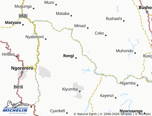 Mapa MICHELIN Rongi - ViaMichelin
