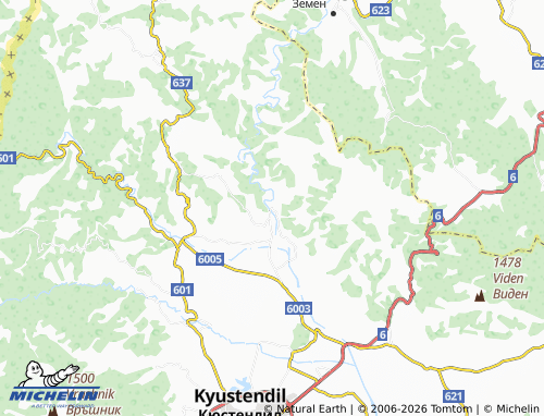 Mappa MICHELIN Razhdavitsa - ViaMichelin