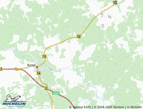 MICHELIN-Landkarte Palvere - ViaMichelin