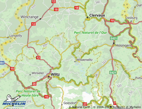 Mapa MICHELIN Enscherange - ViaMichelin