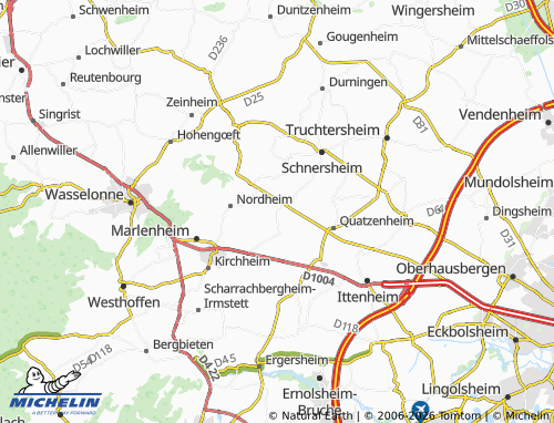 Mapa MICHELIN Fessenheim-le-Bas - ViaMichelin