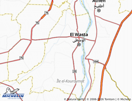 Mappa MICHELIN Kafr Bani Othman - ViaMichelin