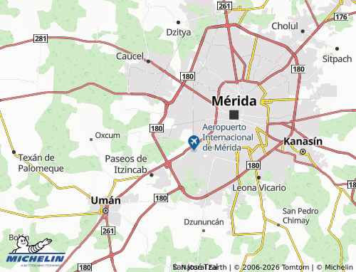 Mapa MICHELIN Tixical-Opichén - ViaMichelin