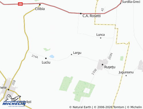 MICHELIN Largu map - ViaMichelin