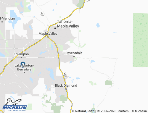 Kaart MICHELIN Ravensdale - ViaMichelin
