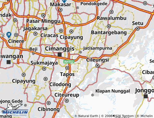 MICHELIN Jatikarya map - ViaMichelin