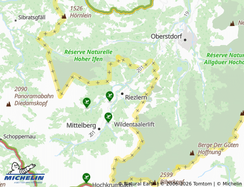 Mappa MICHELIN Riezlern - ViaMichelin