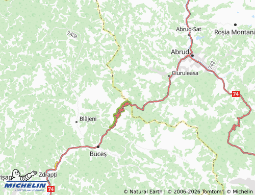 MICHELIN Vulcan map - ViaMichelin
