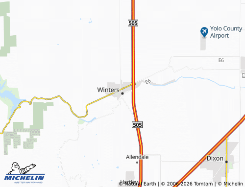 Mappa MICHELIN Winters - ViaMichelin