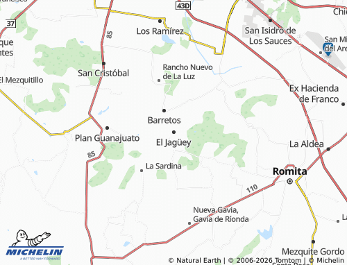 Mappa MICHELIN El Jagüey - ViaMichelin