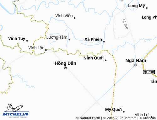 Mapa MICHELIN Ninh Hòa - ViaMichelin