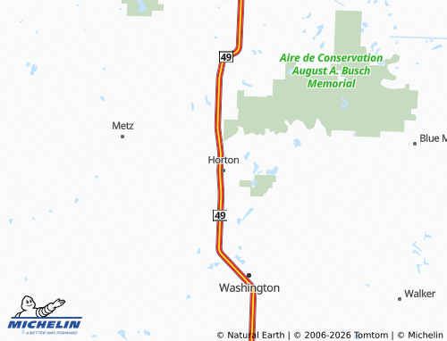 Mappa MICHELIN Horton - ViaMichelin