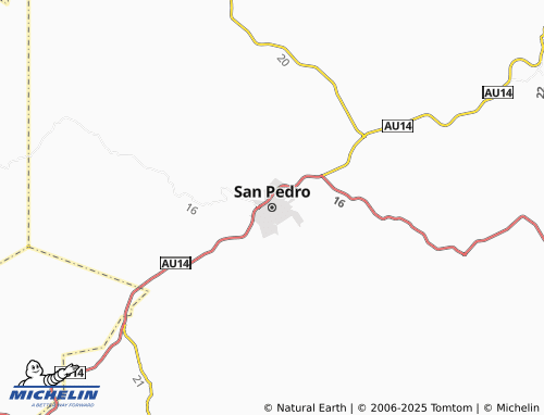MICHELIN San Pedro map - ViaMichelin
