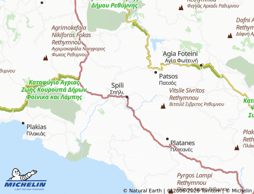 Mappa MICHELIN Spili - ViaMichelin