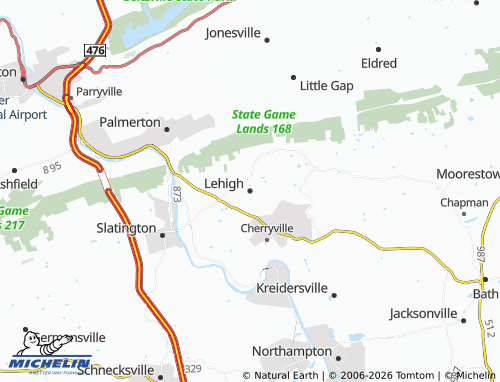 Mappa MICHELIN Lehigh - ViaMichelin