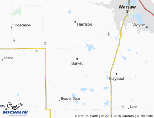 Mappa MICHELIN Burket - ViaMichelin