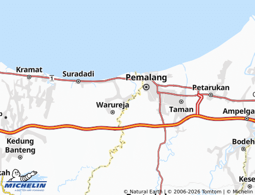 Carte MICHELIN Banjaragung - ViaMichelin