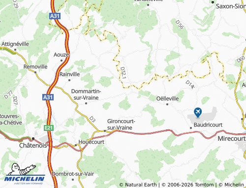 Mappa MICHELIN Saint-Prancher - ViaMichelin
