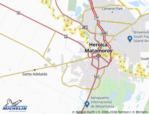 Mapa MICHELIN Villa del Parque - ViaMichelin