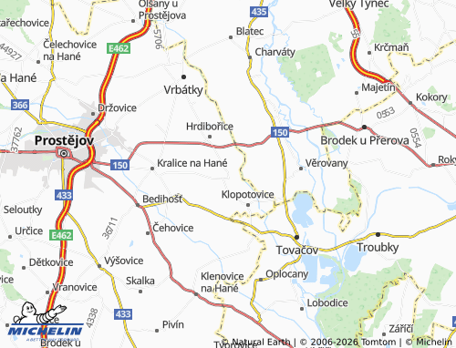 Mappa MICHELIN Biskupice - ViaMichelin