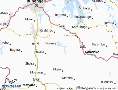 Mapa MICHELIN Busengo - ViaMichelin
