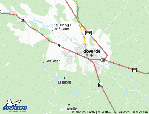 MICHELIN Cuarto map - ViaMichelin
